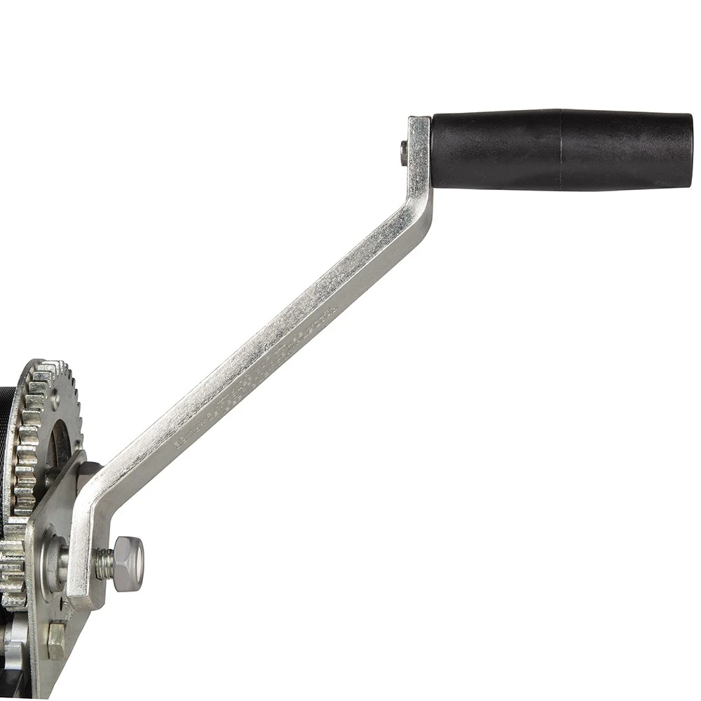 10-Pack Fulton 900 lb Single‑Speed Marine Trailer Winch with 12 ft Strap and 6 in Handle