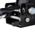 Fulton 8-pack 900 lb single-speed trailer winches, 15 ft strap, 7 in handle, black