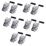 Fulton 1,100 lb Marine Trailer Winch 10-Pack with 7" Handle for Strap or Rope Use
