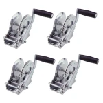 Fulton 1,100 lb Marine Trailer Winch with 7" Handle – Strap or Rope Compatible