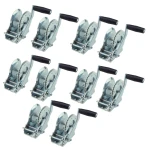 Fulton 1.5K Marine Trailer Winch 10-Pack w/ 8" Crank Handle and Strap or Rope