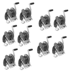 Fulton Marine Trailer Winch Bundle 10-Pack – 1,500 lb Capacity with 20 ft Strap & 8″ Handle