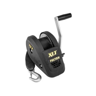 Fulton XLT Boat Trailer Winch 1500 lbs + XP Trailer Jack 1500 lbs 5 Year Warranty + Hardware Bolt-On Side Mount