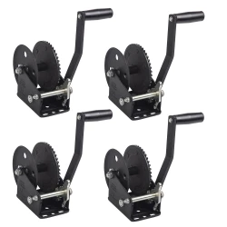 Fulton 4x 1.8K Single-Speed Trailer Winch w/ 20 ft Strap and No Strap