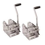 Fulton 2x 2,000 lb Two-Speed Heavy Duty Trailer Winch with 10" Handle No Strap