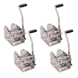 Fulton 4x 2K 2-Speed Heavy Duty Trailer Winch w/ 10" Handle and No Strap