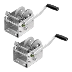Fulton 2x 2K 2-Speed Heavy Duty Trailer Winch w/ 6-1/4" Handle