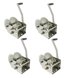 Fulton 4x 2.6K 2-Speed Heavy Duty Trailer Winch w/ Hand Brake Installed