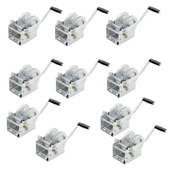 Fulton 2-Speed 2,600 lb Heavy Duty Trailer Winch with 6.25" Handle – 10-Pack