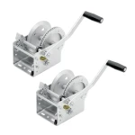 Fulton 2-Speed 2,600 lb Heavy-Duty Trailer Winch with 6.25" Handle, No Strap