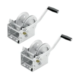 Fulton 2x 2.6K 2-Speed Heavy Duty Trailer Winch w/ 6-1/4" Handle