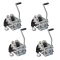 Fulton 2,600 lb Two-Speed Trailer Winch with 20 ft Strap and 10 Inch Handle – 4 Pack