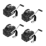 Fulton 2-Speed 2,600 lb XLT Trailer Winch with Strap and 10-Inch Handle – 4 Pack