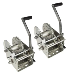 Fulton 2x 3.2K 2-Speed Heavy Duty Trailer Winch w/ Cable Only and 10" Handle