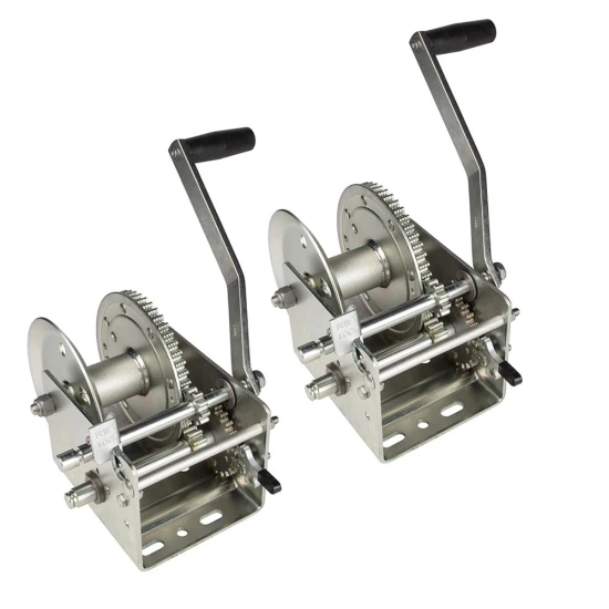 Fulton 3,200 lb Two-Speed Heavy-Duty Trailer Winch with Cable and 10" Handle