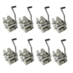 Fulton 3.2K 2-Speed Trailer Winch with Cable Only and 10 Inch Handle – 8 Pack