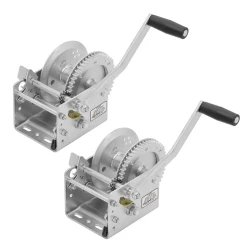Fulton 2x 3.2K Two-Speed Trailer Winch w/ 20 ft Strap and 10" Handle