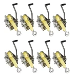 Fulton 3.2K Two-Speed Trailer Winch with Strap and Handle – 8 Pack