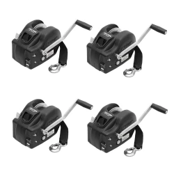 Fulton 4x 3.2K 2-Speed XLT Trailer Winch w/ 20 ft Strap and 10" Handle
