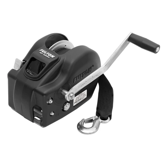 Fulton 3.2K 2-Speed XLT Trailer Winch with Strap and 10" Handle – 10-Pack