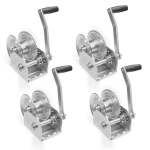 Fulton 1K Automatic Brake Winch with Clear Zinc – 4 Pack Bundle