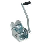 Fulton 1,000 lb Brake Winch with Cable – Dual Ratchet Zinc-Coated Bundle