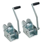 Fulton 1,000 lb Brake Winch with Cable – Dual Ratchet Zinc-Coated Bundle