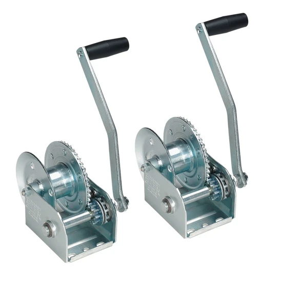 Fulton 1,000 lb Brake Winch with Cable – Dual Ratchet Zinc-Coated Bundle