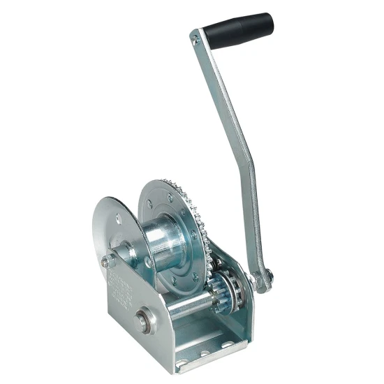 Fulton 1,000 lb Brake Winch with Cable – Dual Ratchet Zinc-Coated Bundle
