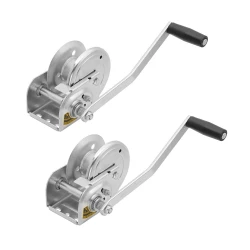Fulton 2x 1K Brake Winch w/ Dual Ratchet System and No Strap