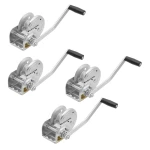 Fulton 1K Brake Winch Bundle with Dual Ratchet System – No Strap, 4-Pack