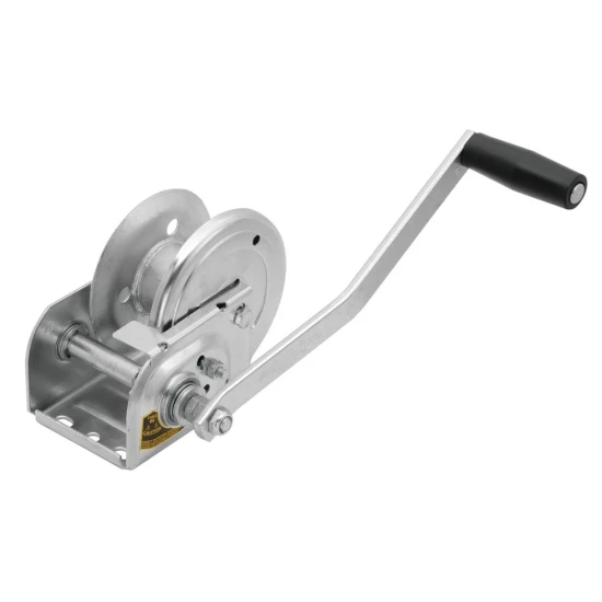 Fulton 1K Brake Winch Bundle with Plated Gear Cover and No Strap
