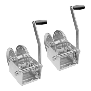 Fulton 1.5K Automatic Brake Winch with Dual Ratchet System – No Strap