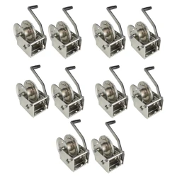 Fulton 10x 1.5K Brake Winch w/ Cable Only For Boat Lift