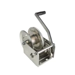 Fulton 1.5K Brake Winch Bundle with Cable – Dual Ratchet, Zinc Finish