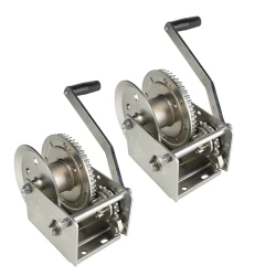 Fulton 2x 1.5K Brake Winch w/ Cable Only For Boat Lift