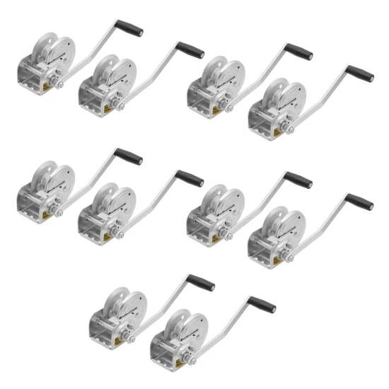 Fulton 1.5K Brake Winch No Strap Plated Gear Cover Bundle – 10 Pack