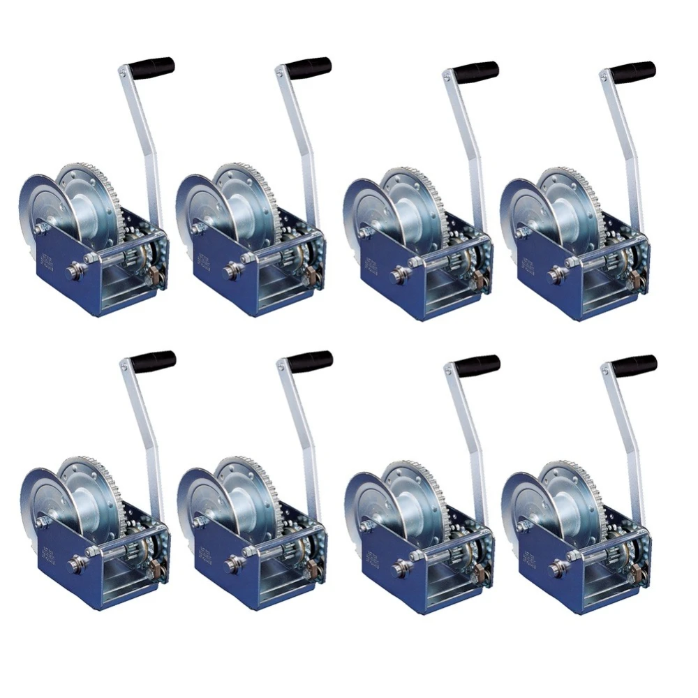 Fulton 8-pack 1500 lb automatic brake winches with plated gear cover and no strap