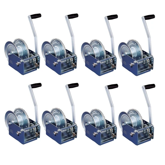 Fulton 8-pack 1500 lb automatic brake winches with plated gear cover and no strap