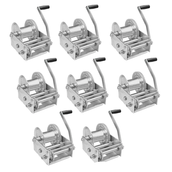 Fulton 2.5K automatic brake winch 8-pack with Z-Max600 Zinc finish