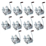 Fulton 2.5K brake winch bundle of 10 with Z-Max600 zinc finish for manual forklift hoist
