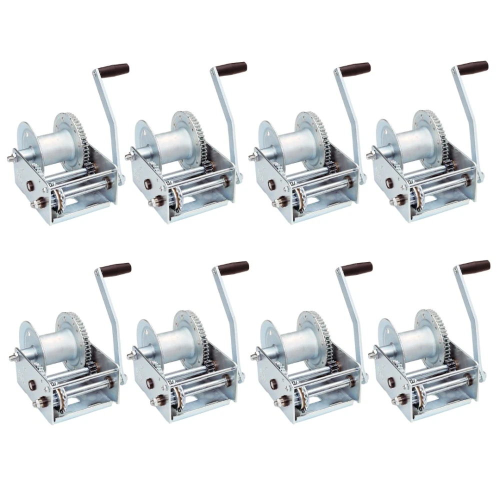 Fulton 2,500 lb automatic brake winch with cable bundle of 8