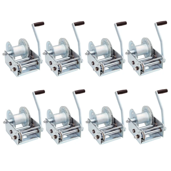 Fulton 2,500 lb automatic brake winch with cable bundle of 8