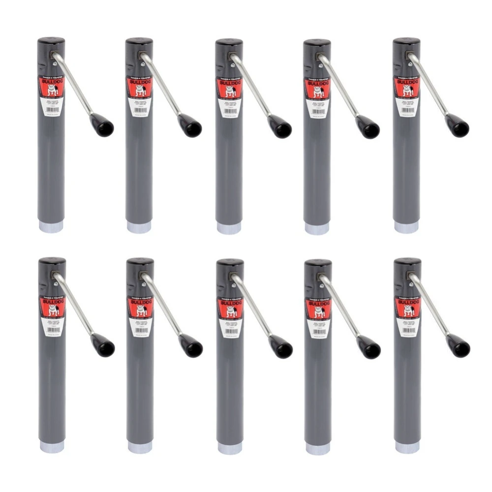 Bulldog 2K A-Frame Trailer Jack 10" Lift Sidewind Round Weld-On – 10 Pack