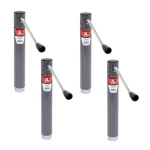 Bulldog 2K Round A-Frame Trailer Jack with 10" Lift and Sidewind Handle – Bundle of 4
