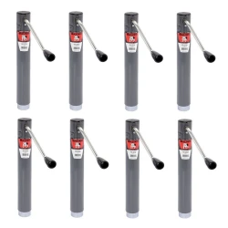 Bulldog 8x 2K Round Trailer Jack w/ 10" Lift and Sidewind Handle