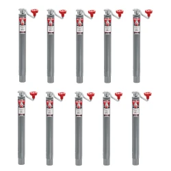 Bulldog 10x 2K Round Trailer Jack w/ 10" Lift and Topwind Handle