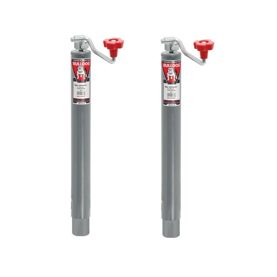 Bulldog 2K A-Frame Trailer Jack Bundle with 10 Inch Lift and Topwind Handle