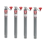 Bulldog 4-Pack 2K Round A-Frame Trailer Jacks with 10 Inch Lift and Topwind Handle