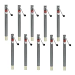 Bulldog 2K Round Trailer Jack with 15" Lift and Sidewind Handle – 10-Pack